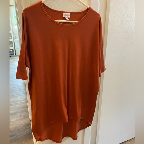 Lularoe Irma size S. Burnt Orange - Picture 2 of 3